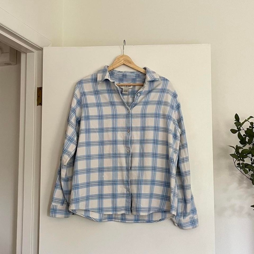 Vintage Boho Orvis‎ Button-Up Flannel Shirt